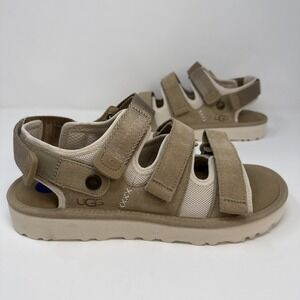 UGG‎ Men's Goldencoast Multistrap Sandal Men's 10 Sand Suede Comfort NEW